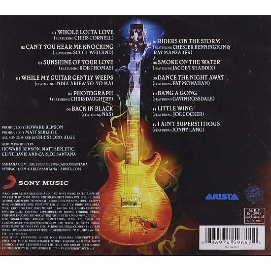 Santana - Guitar Heaven: The Greatest Guitar Classics Of All Time CD