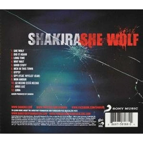 Shakira - She Wolf CD