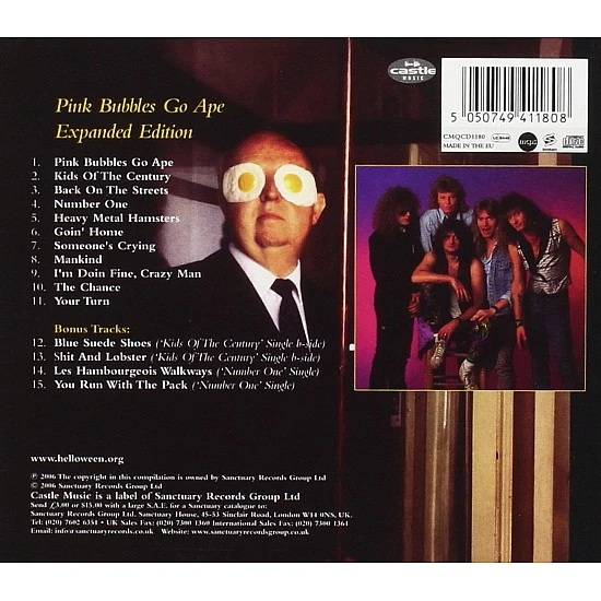 Helloween ‎– Pink Bubbles Go Ape (Expanded - Genişletilmiş) CD