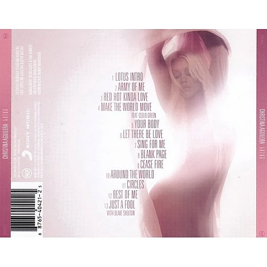 Christina Aguilera ‎– Lotus CD