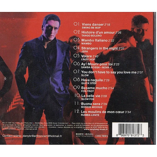 Dany Brillant ‎– Viens Danser (CD + DVD) Çift Disk
