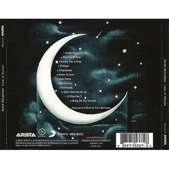 Sarah McLachlan - Laws Of Illusion CD