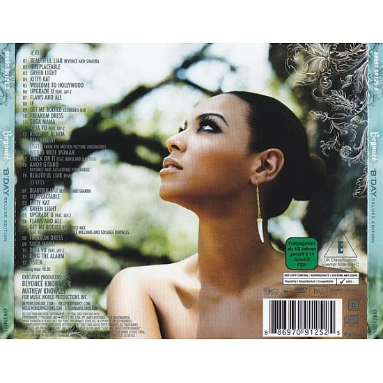 Beyonce ‎– B'Day  Deluxe CD + DVD