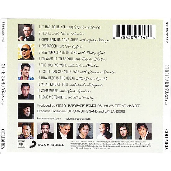 Barbra Streisand - Partners CD