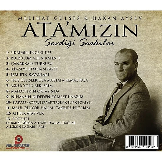 Melihat Gülses & Hakan Aysev - Ata'mızın Sevdiği Şarkılar CD
