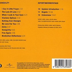 Ahmad Jamal - Tranquility / Outertimeinnerspace CD