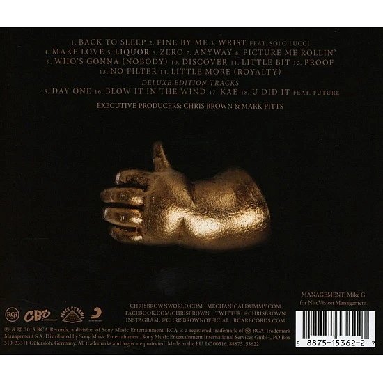 Chris Brown - Royalty Deluxe CD
