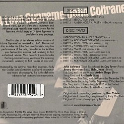 John Coltrane - A Love Supreme Deluxe Digipak 2 CD