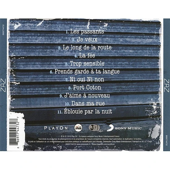 ZAZ - ZAZ (Je Veux) (İlk Albüm) CD