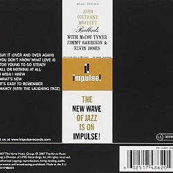 John Coltrane - Ballads Digipak CD