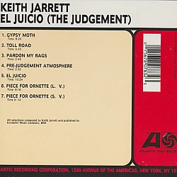 Keith Jarrett ‎– El Juicio (The Judgement) CD