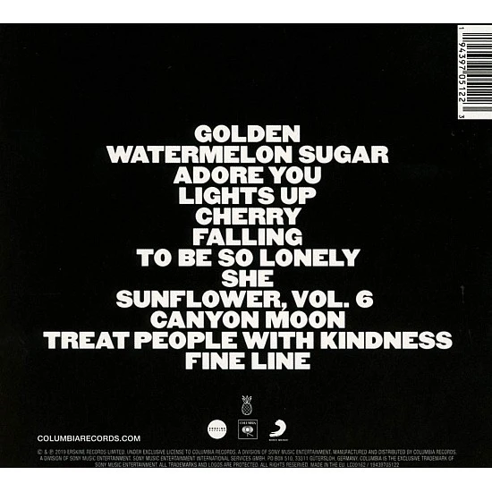 Harry Styles - Fine Line (Digipak) CD