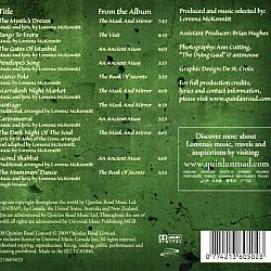 Loreena McKennitt - The Olive And The Cedar - A Mediterranean Odyssey CD