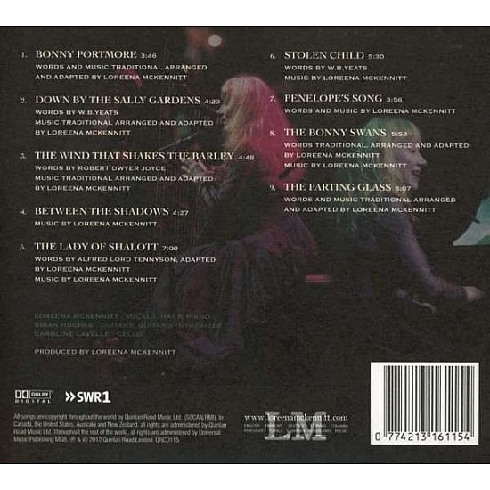 Loreena McKennitt - Troubadours On The Rhine (A Trio Performance) CD