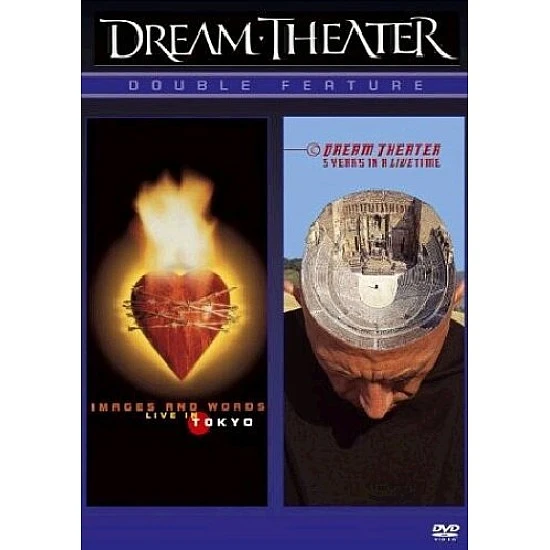 Dream Theater ‎– Double Feature: Images And Words, Live In Tokyo / Dream Theater, 5 Years In A Live Time 2 DVD