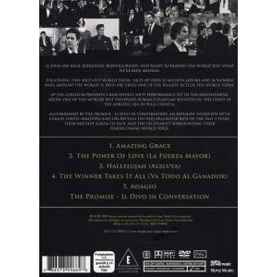 Il Divo - At The Coliseum DVD (PAL)