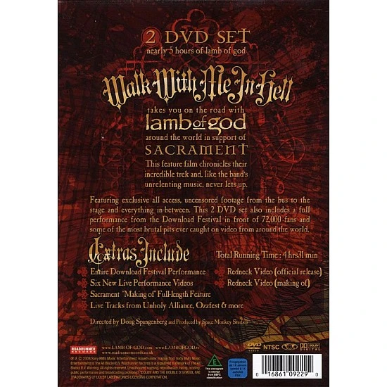 Lamb Of God ‎– Walk With Me In Hell 2 DVD