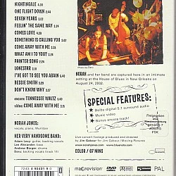 Norah Jones ‎– Live In New Orleans DVD (PAL)