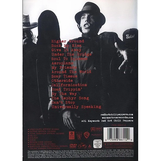 Red Hot Chili Peppers - Greatest Videos DVD (PAL)