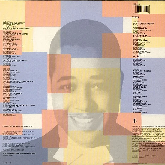 Duke Ellington ‎– Braggin' In Brass: The Immortal 1938 Years Plak 2 LP * İKİNCİ EL *