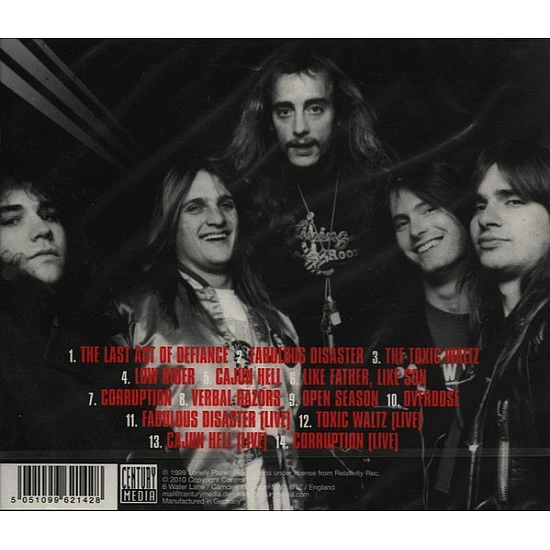 Exodus ‎– Fabulous Disaster CD * İKİNCİ EL *