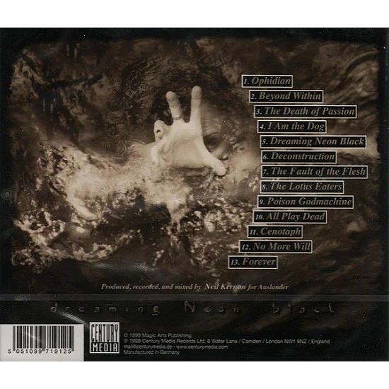 Nevermore ‎– Dreaming Neon Black CD * İKİNCİ EL *