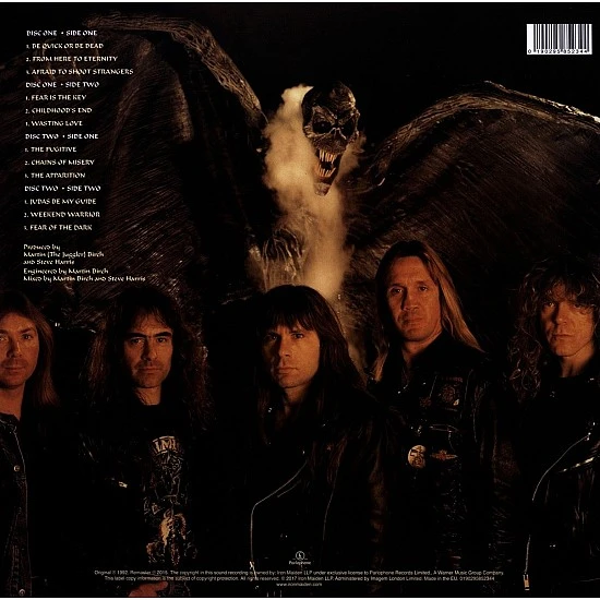 Iron Maiden ‎– Fear Of The Dark Plak 2 LP