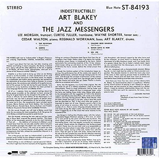 Art Blakey - Indestructible! Plak LP