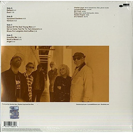 Charles Lloyd & The Marvels + Lucinda Williams ‎– Vanished Gardens Plak 2 LP