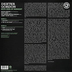 Dexter Gordon ‎– Both Sides Of Midnight Audiophile Plak LP