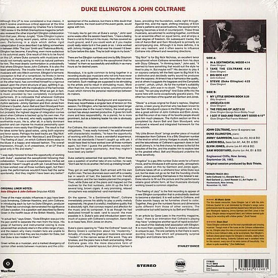 Duke Ellington and John Coltrane ‎– S/T Caz Plak LP