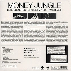 Duke Ellington • Charlie Mingus • Max Roach ‎– Money Jungle Plak LP 