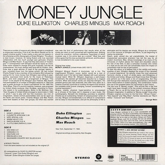 Duke Ellington • Charlie Mingus • Max Roach ‎– Money Jungle Plak LP