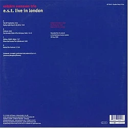 Esbjörn Svensson Trio ‎– E.S.T. Live In London Caz Plak 2 LP