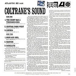 John Coltrane ‎– Coltrane's Sound Plak LP