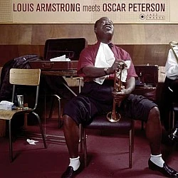 Louis Armstrong ‎– Louis Armstrong Meets Oscar Peterson Caz Plak LP Limited Edition