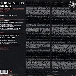 Thelonious Monk - The London Collection Vol 1 Audiophile Plak LP