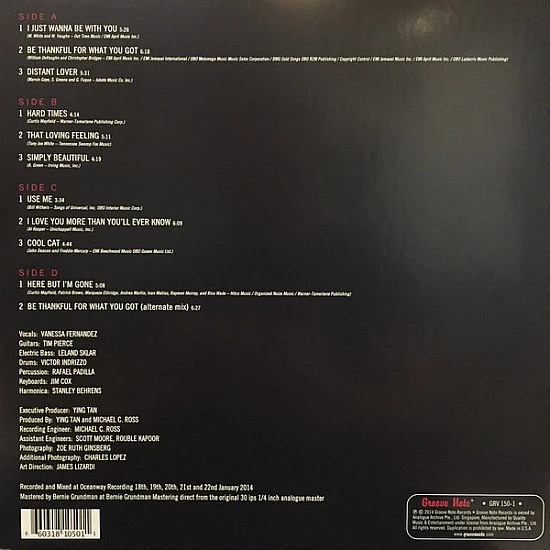 Vanessa Fernandez ‎– Use Me Caz Plak 2 LP