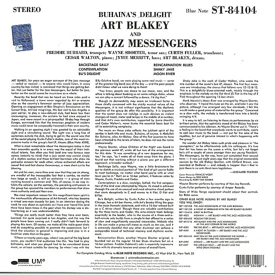 Art Blakey - Buhaina's Delight Plak LP