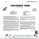 Thelonious Monk - Piano Solo Plak LP