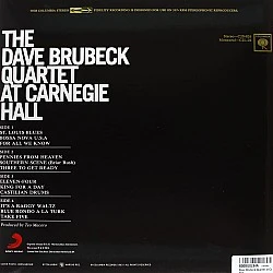 Dave Brubeck Quartet ‎– At Carnegie Hall Audiophile Plak 2 LP 