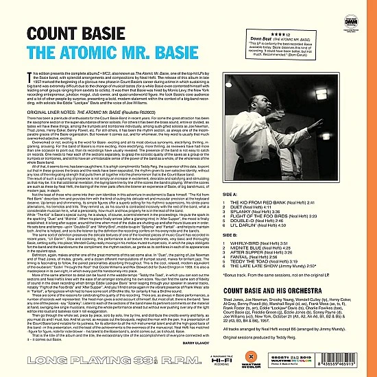 Count Basie - The Atomic Mr. Basie (Turuncu Renkli) Plak LP