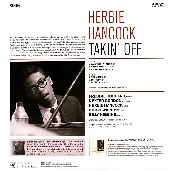 Herbie Hancock - Takin'Off Plak LP
