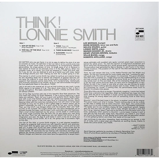 Lonnie Smith - Think! Plak LP