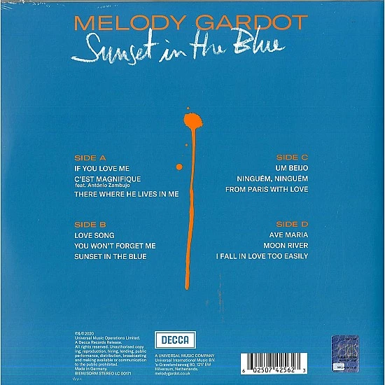 Melody Gardot - Sunset In The Blue Caz Plak 2 LP