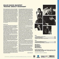 Miles Davis ‎– Round About Midnight Mavi Renkli Plak LP