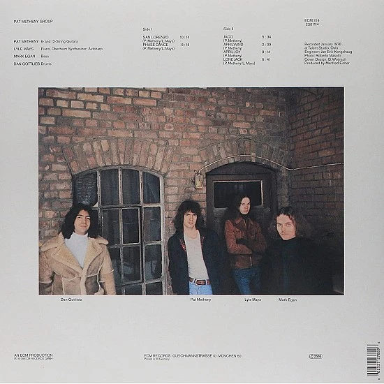 Pat Metheny Group ‎– Pat Metheny Group Plak LP