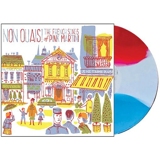 Pink Martini ‎– Non Ouais! (The French Songs Of Pink Martini) Üç Renkli Plak LP