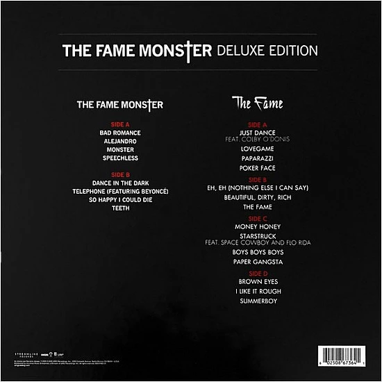 Lady Gaga ‎– The Fame Monster Renkli Plak Box Set 3 LP * ÖZEL BASIM *