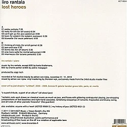 Iiro Rantala - Lost Heroes Plak LP